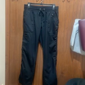 Healing Hands Purple Label Tanya Drawstring scrub pants, sz Medium Petite black